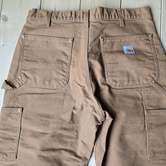 Carhartt B01 BRN Loose Fit Double Knee Utility Pants 34X30 - Picture 9 of 11